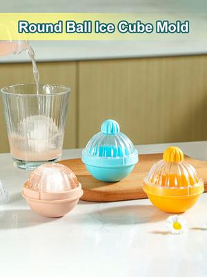 Round Ball Ice Cube Mold Ice Ball Maker Whiskey Round Hockey Mold Light Bulb Shape Ice Cube Mold Mould Round Cube Tray Ice Cream