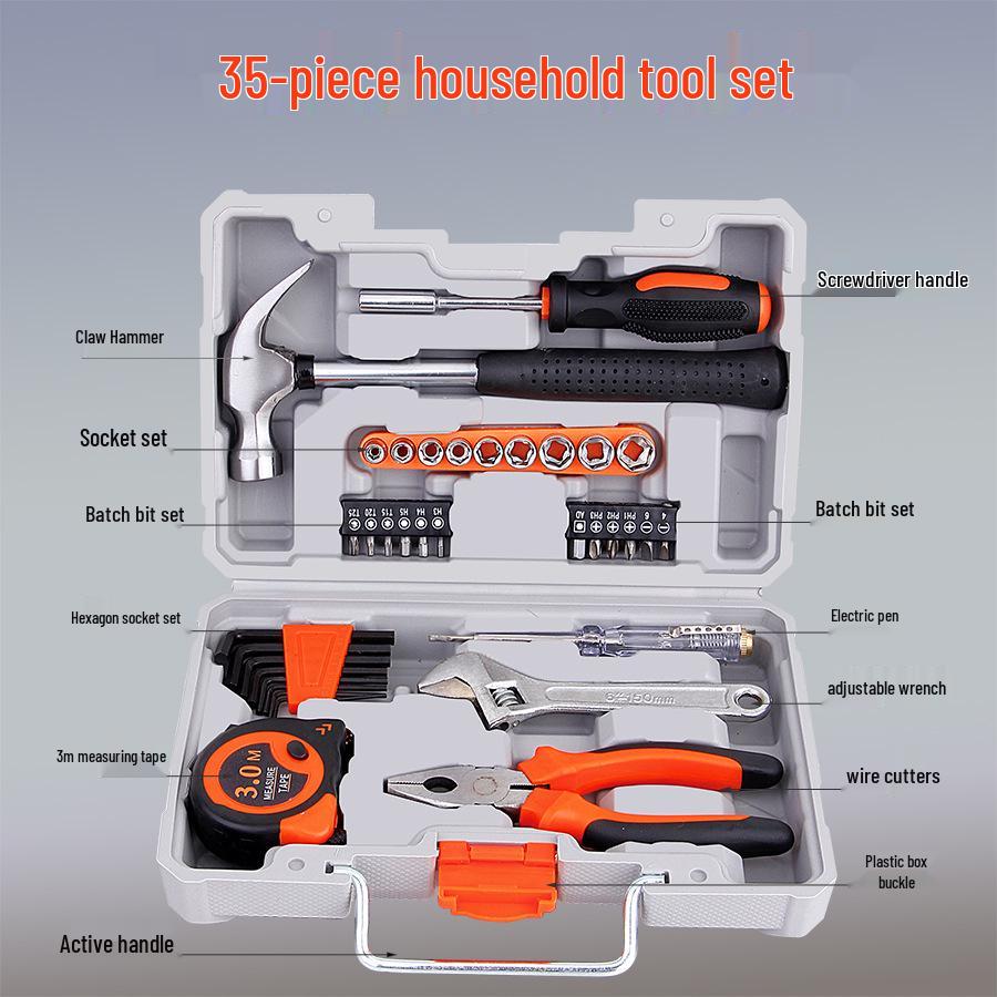 Household Power & Manual Tool Set: Comprehensive Woodworking & Repair Kit