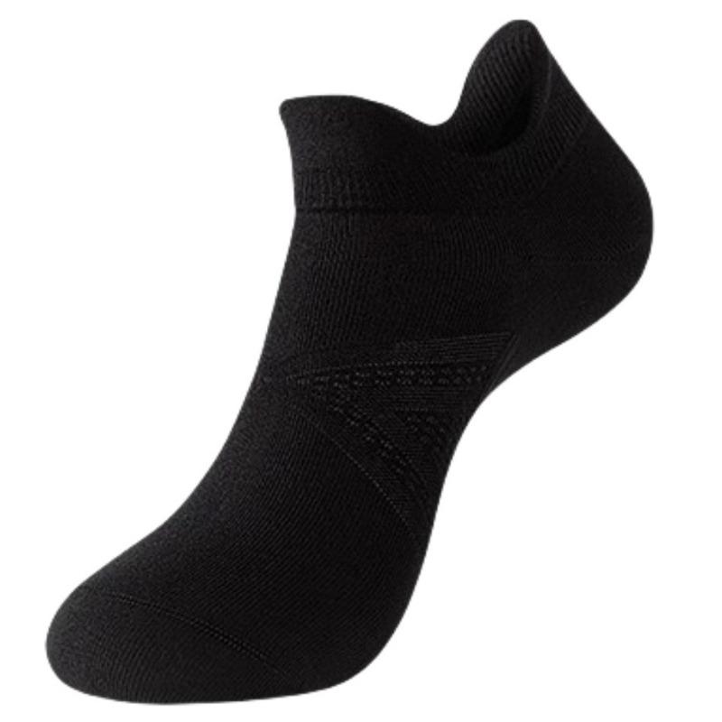 Summer Professional Running Sports Socks, Men's Marathon Anti-slip and Shock-absorbing Badminton Socks, Sweat-absorbing Short Tube Basketball Socks