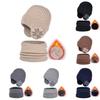 Winter Knit Hat And Neck Warmer Set With Windproof Ear Protection For Women And Men