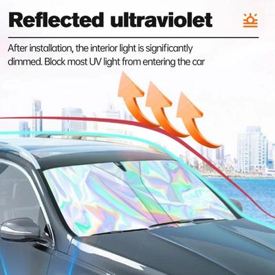 1 Stück Auto Windschutzscheibenabdeckung Auto Frontscheibenabdeckung Upgrade Auto Sonnenschirm Schirmtyp für Autofenster Q6H6