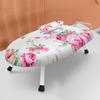 2Pcs/Set Desktop Ironing Board with Removable Washable Cover Heat-Resistant Cotton Padded Foldable Portable Anti-slip Clothes Sleeves Mini Ironing