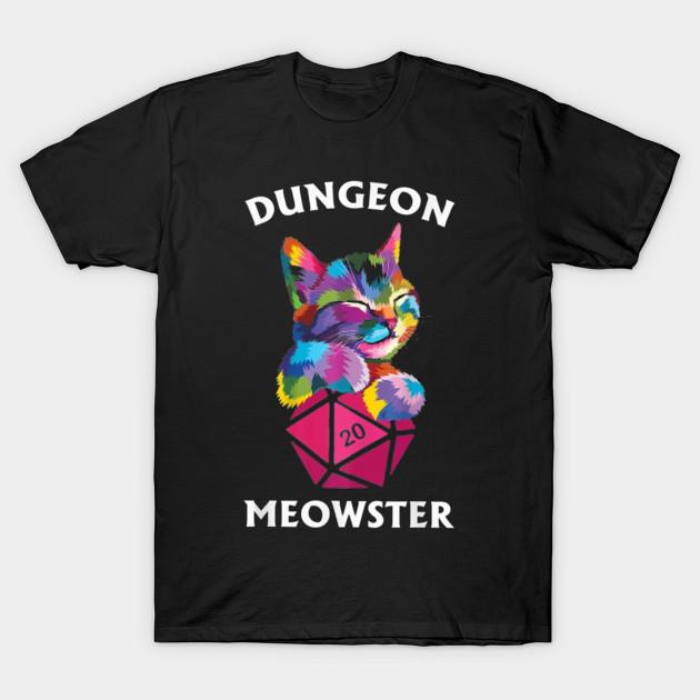 

Dungeon Meowster T-Shirt 5XL різнокольоровий