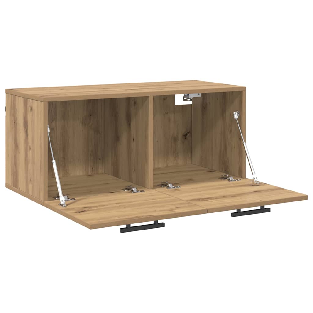 Wall Mounted Cabinet Artisan Oak 80 x 36.5 x 35 cm Particleboard