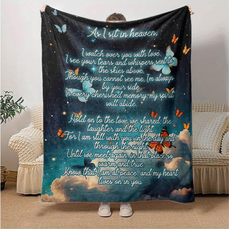 1pc Always Remember Blanket Soft and Cozy Home Decor Gift for , for All Seasons, Living Room .G007