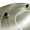 Kai Corporation Washtub with High Rubber Legs DZ1141 Silver D-shaped