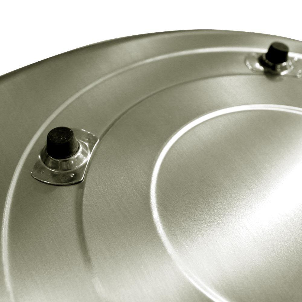 Kai Corporation Washtub with High Rubber Legs DZ1141 Silver D-shaped