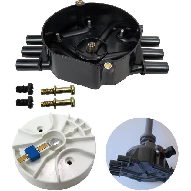 10452458 10452457 Ignition Distributor Cap and Rotor Kit for 1996 1997 1998 1999 CHEVY G*MC 1500 V8 5.0L 5.7L