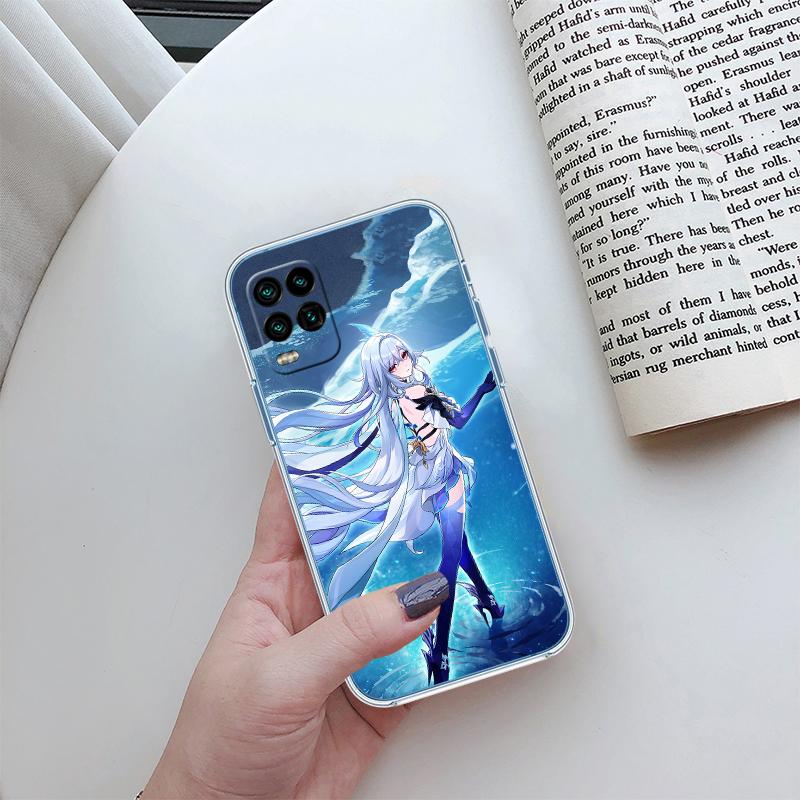 RA14 Genshin Impact Transparent Phone Case for Samsung Galaxy A04 A04S A14 A23 A34 A54 M23 M33 M52 M53
