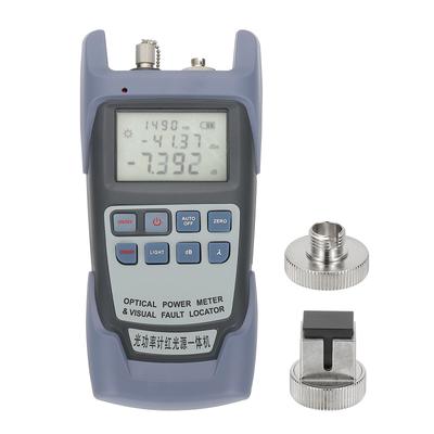 PATIKIL Portable Fiber Optic Cable Tester 30MW Visually Impaired Locator Optical Power Meter with SC FC Connectors Test Equipment for Network Testing