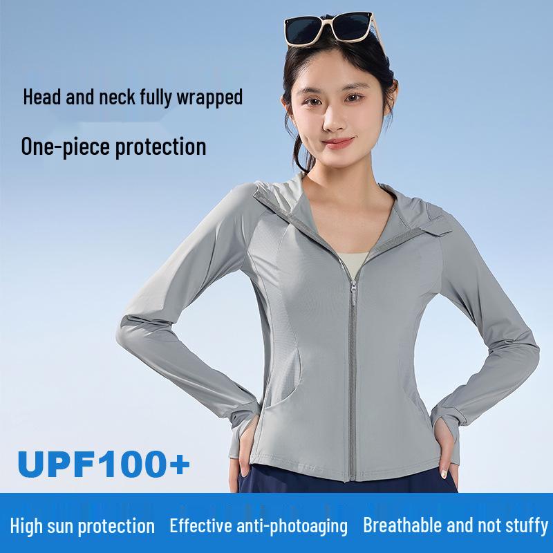 

Легкая женская куртка для йоги Lulu с защитой от УФ-лучей и ветрозащитой Extra Large