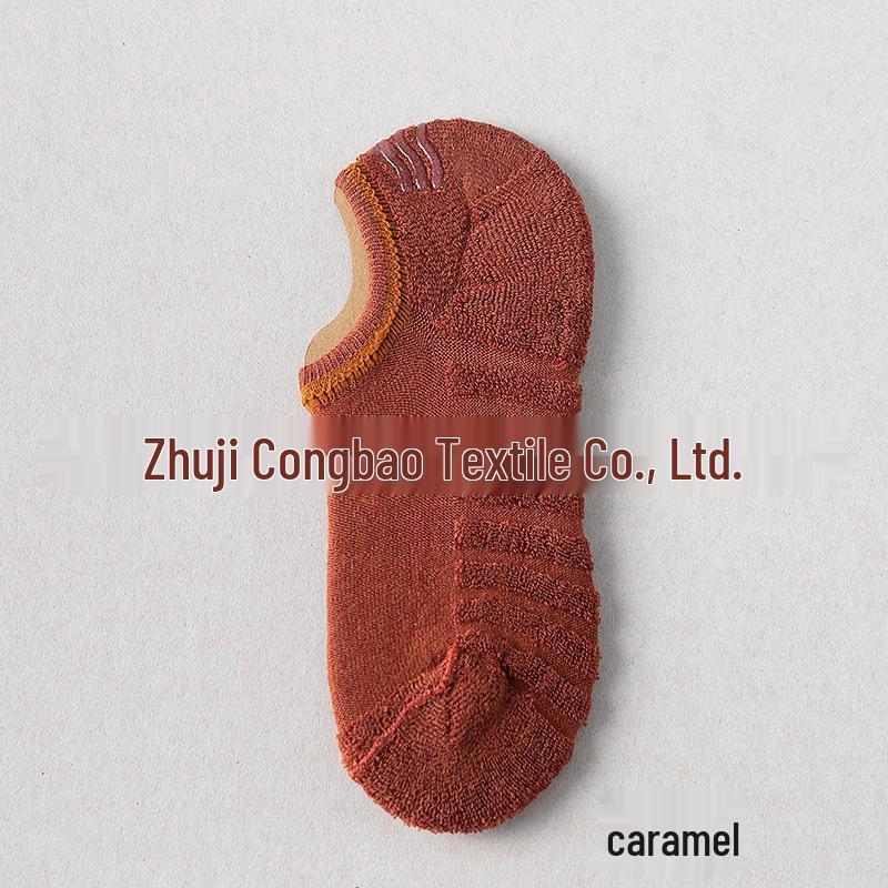 

Women s Velvet Low-Cut Sports Socks - Warm, Thick, Terry, Solid Color; Invisible Fit for Autumn and Winter One Size