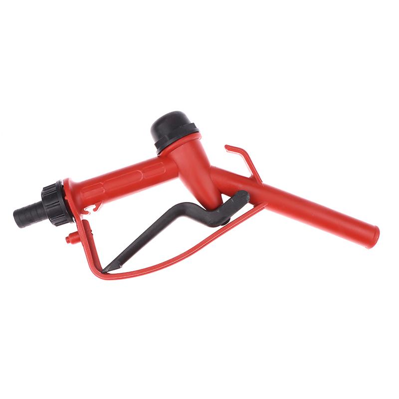 1 Stück manuelle Hochleistungs-Kraftstoffdüse aus Kunststoff mit gerader Hakendüse – Diesel- und Benzindüse, max. Durchfluss 45 l/m