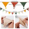 Festoni Bandierine in Cotone Crepe Colori Caramella Luminosi Per Asilo Nido Compleanni di Bambini Feste Eventi