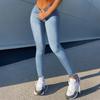 Jeans a gamba stretta, alla moda, casual e larghi da donna