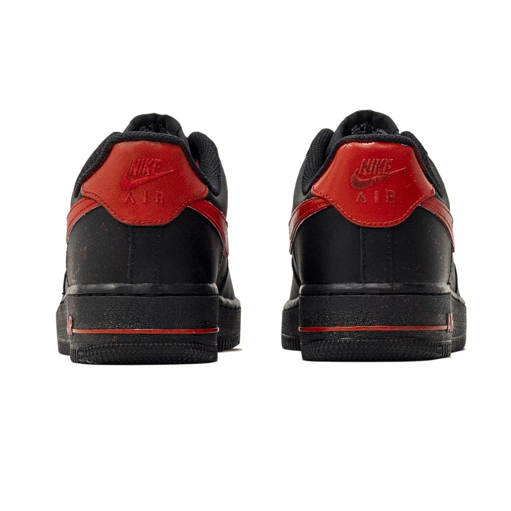 Nike Air Force 1 Crimson Flame Black Warrior, Teng Fei Manufacturing Skateboard Shoes Unisex Black Red CW2288-001(Team1347-)
