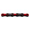 KMC Dlc 12v Chain - Black/Red - 126 Links - For E-Bikes with Central Motor