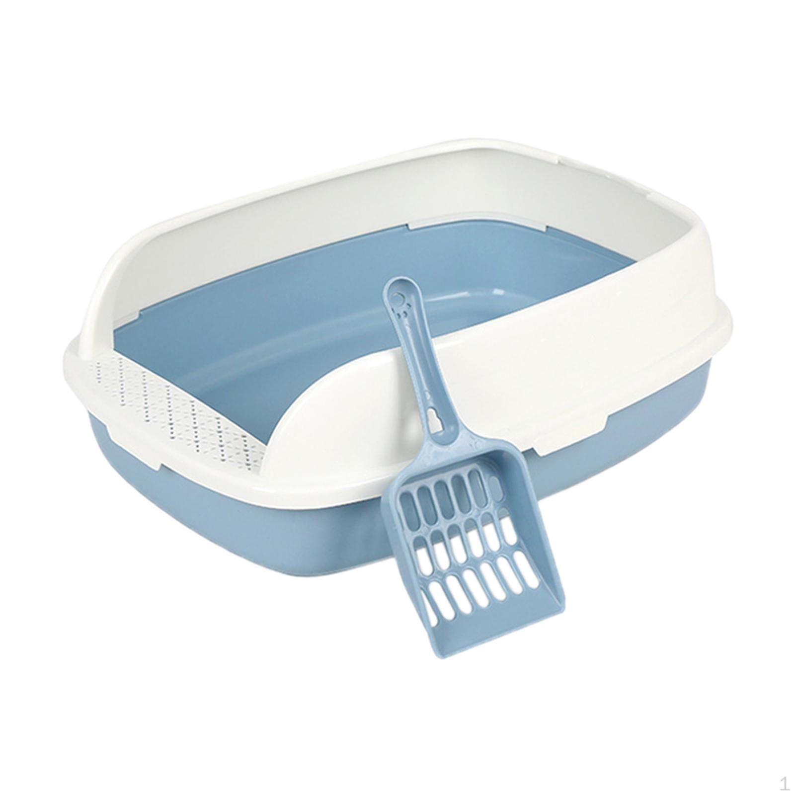 

Cat Easy Clean Durable Semi-Enclosed Toilet Bedpan for Puppy Kittens M