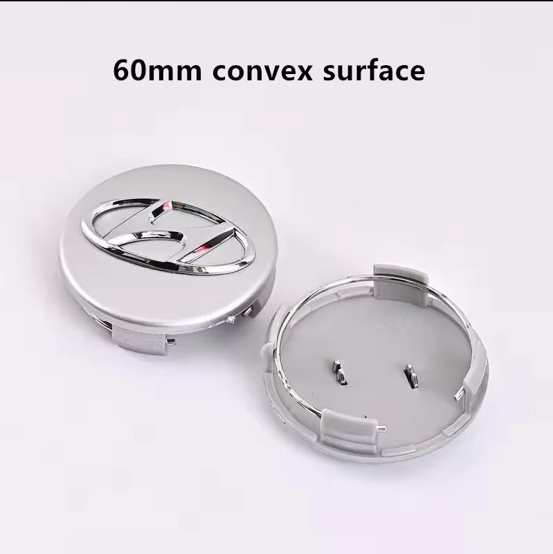 ABS 65/56/61/60mm 3D Car Emblem Wheel Hub Center Cap Badge Covers Accessories For Hyundai I10 I20 I30 Getz Accent Elantra Santa