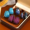 European & American Zirconia Statement Earrings - Light Luxury, High-End Simplicity for Women