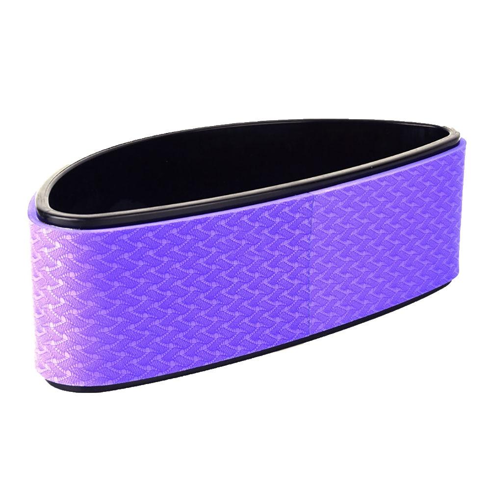 Полукруглый Колесо Дхармы Пилатес Йога Растяжка Спины Плеч Фитнес Оборудование фиолетовый