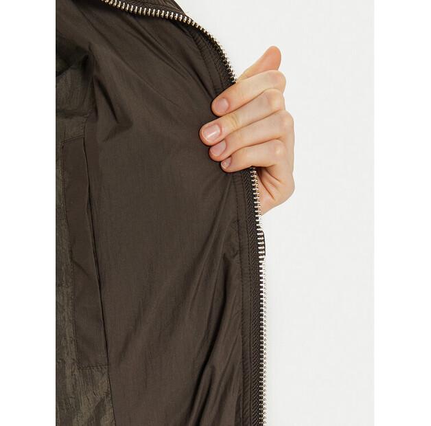 Down Jacket AMI PARIS FJK413.PA0009 Brown Regular Fit – buy