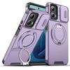 Armor Magnetic Holder Case for Motorola Moto G Play 5G G5G GStylus 5G GPower 5G 2024 Slide Camera Protection Shockproof Cover