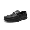 Luxusmarke Herren Slipper Mokassins Atmungsaktiv Slip-on Schwarz Fahrschuhe Echtes Leder Herren Freizeitschuhe Alleskönner Herren Slipper
