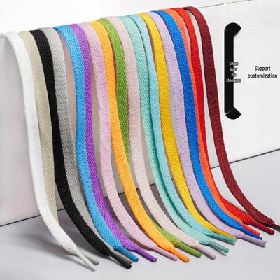 Lacci piatti per scarpe sportive e da skate in tela, stivaletti casual, scarpe bianche, lacci unisex bianco puro