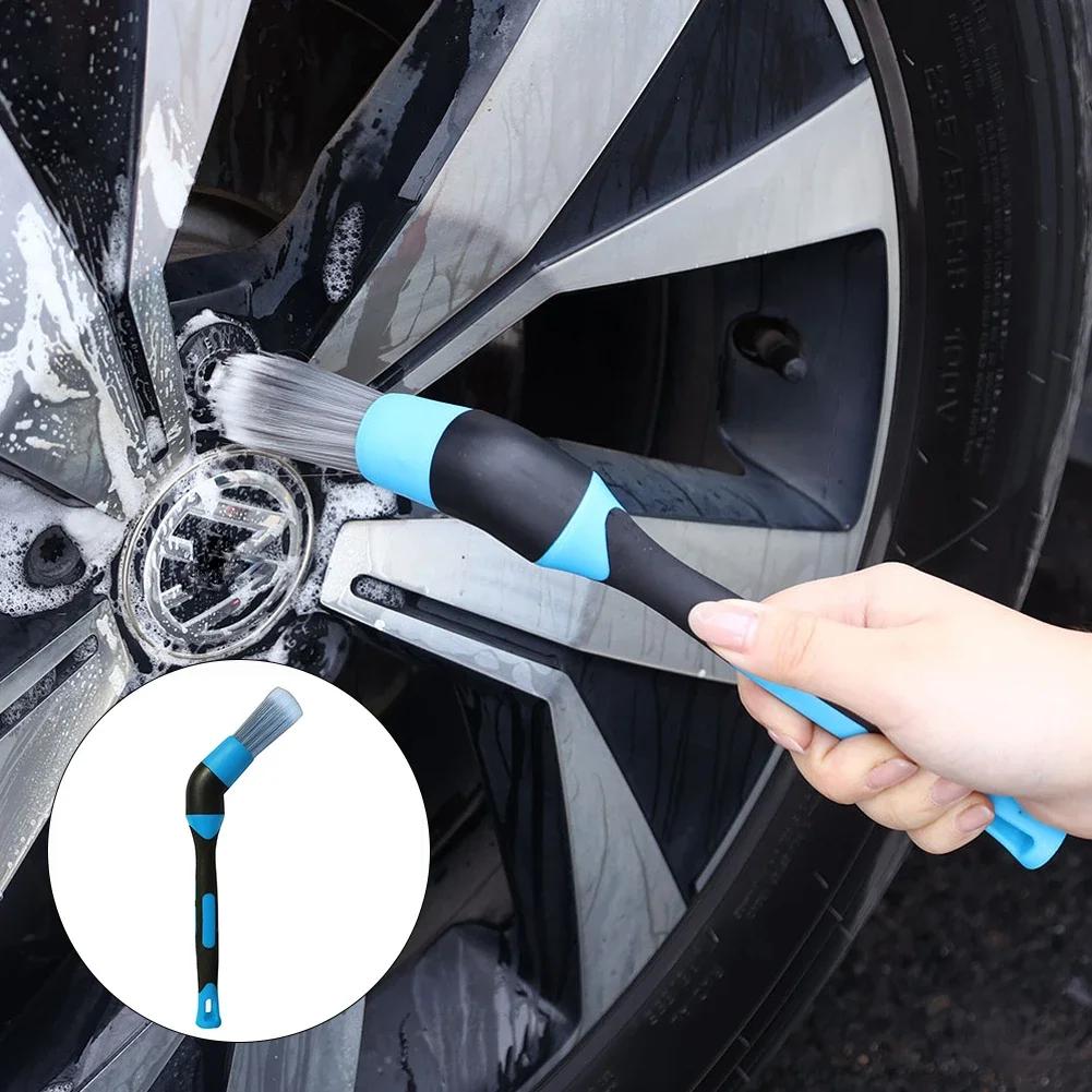 Universal Car Interior Detail Cleaning Brush 4 Styles Elbow Sweeping Tools Dashboard Air Outlet Wheel Rim Washing Brushes