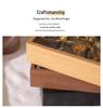 Modern Minimalist DIY Preserved Flower Mirror Frame - Decorative Hollow Picture and Dry Flower Display Stand
