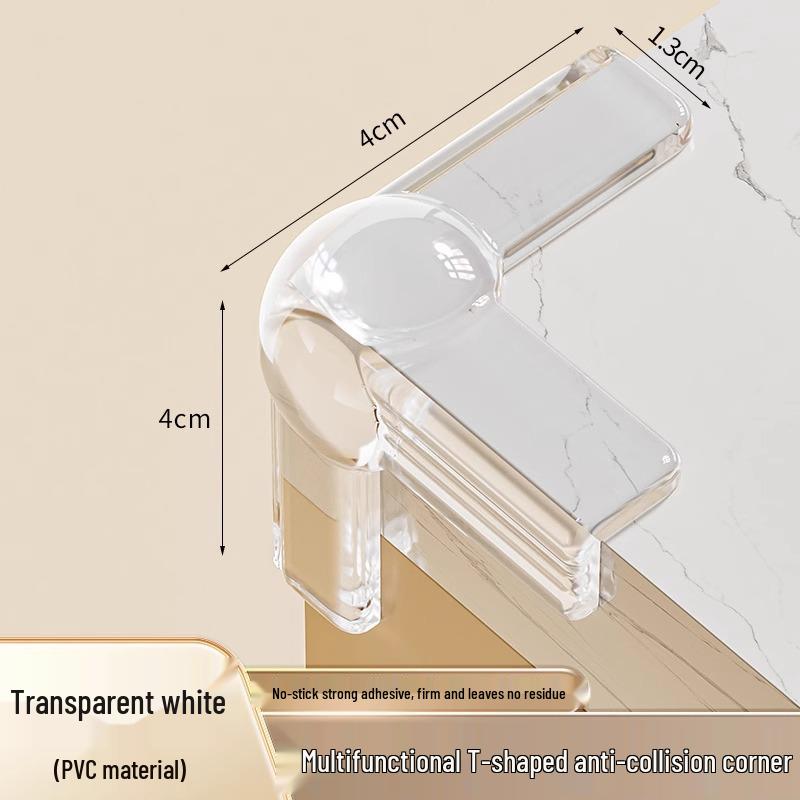 Transparent Safety Corner Protectors - Soft Edge Guards for Tables and Windows, Child Anti-Collision Covers.