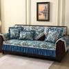 Home Couch Cover Luxury Jacquard Sofa Seat Cover Suitable For All Seasons European Style Anti-Slip Armchairs Cover Slipcover