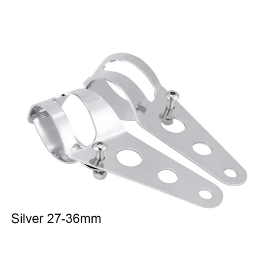 SZYUMO Universal Motorcycle Headlight Mount Bracket Fork Ear Chopper Headlamp Holder Clamp Adjustable Motor Fork Mount 27-36mm