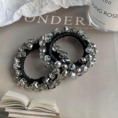Silbergraues Kristall Koreanisches Haarband: Vielseitige, langlebige und elegante Accessoires für Frauen
