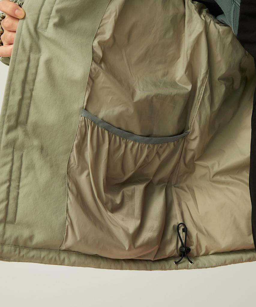 Snow Peak TAKIBI Weather Down Jacket Outerwear Jacket with Down Light Size L for Men and Women JK-25AU031, Insulation, Olive,