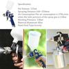 Furniture Spray Gun Oil Paint Spray Gun Aluminum Alloy Airbrush Car Spray Gun Oil Painting Pneumatic Airbrush European Type (0.8mm caliber)