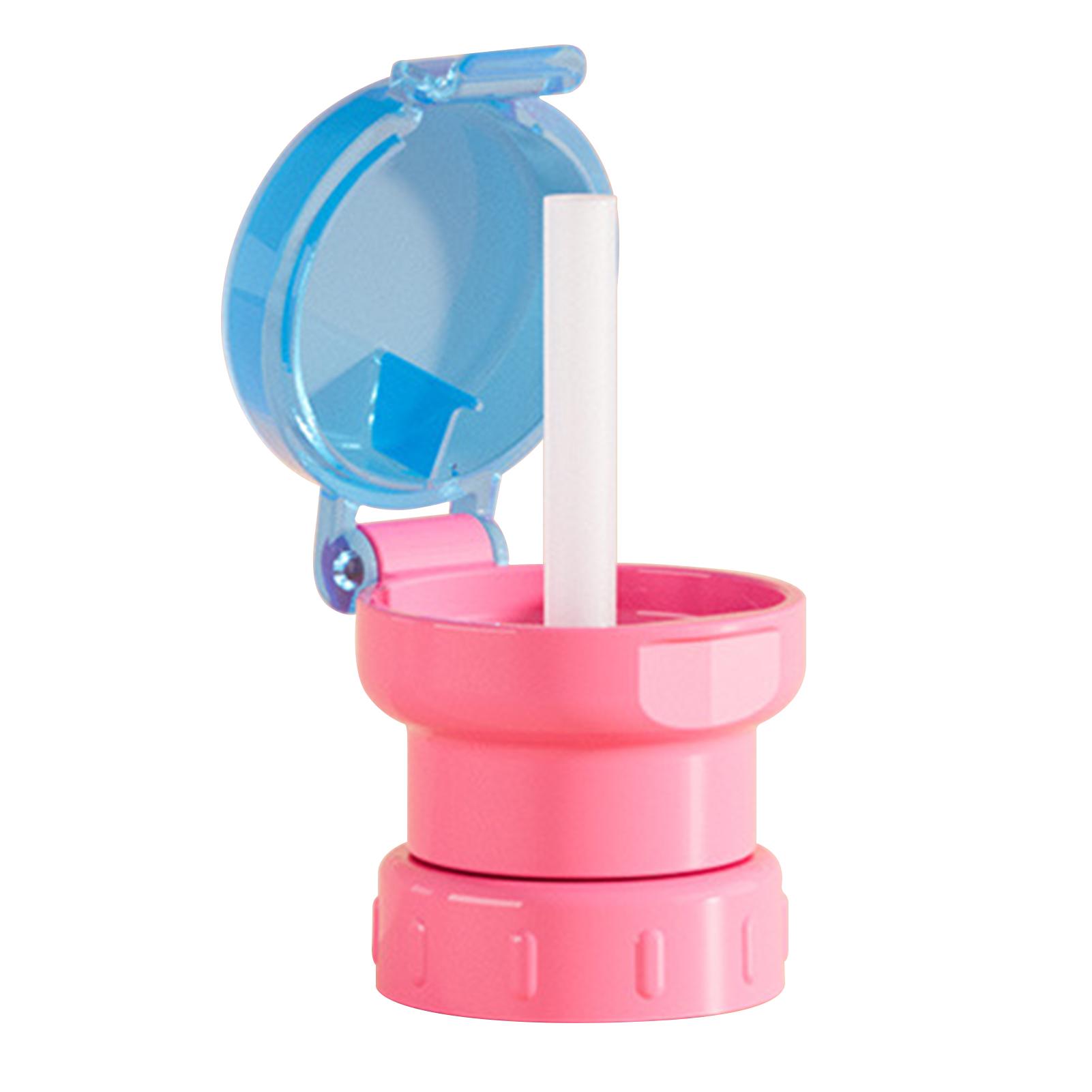 

Toddler Spill-Proof Water Bottle Lid With Straw Universal Water Bottle Straw Top Sipping Drinkware Accessories for Soda Juices