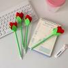 Valentine's Day Rose Flower Ballpoint Pens Smooth Writing Valentine's Day Rose Pen  Office Supplies