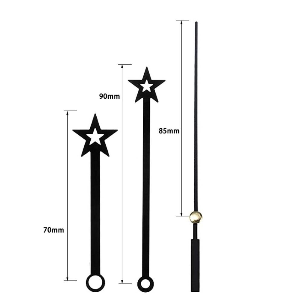 6/10/14 Set Mixed Pattern Clock Hands DIY Accessories Clock Parts Hour/Minute/Second Pointer