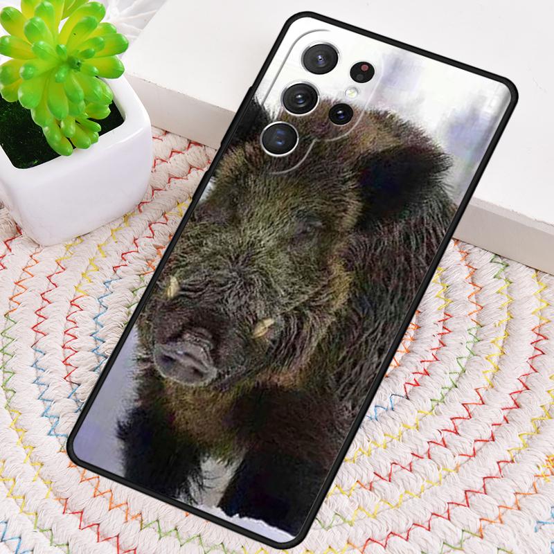 Animal Wild Boar Phone Case for Samsung Galaxy Note 10 Pro S26 Ultra S23 S24 FE S25 S21 S22 PLUS Shockproof Cove