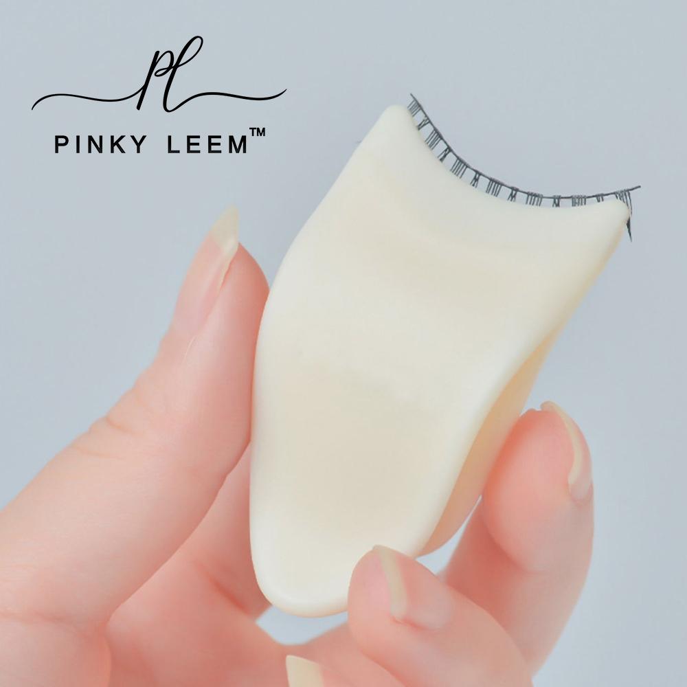 Pinky Leem New pink Lash Tool Private Label Silicone Quality Plastic Pad Curlers Black Beauty Portable Mini Eyelash Curler белый