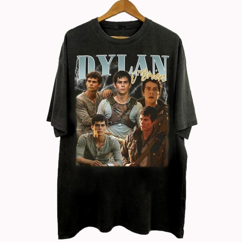 Vintage 90s Bootleg Style Retro Dylan OBrien Graphic Tshirt Gifts for Man and Women Unisex Casual Style TShirt Shortsleev