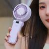 Faltbarer Handventilator 5 Geschwindigkeiten Leise Tragbar Violett 4000mAh