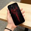 C-Cyber Sigil Cross Phone Case For iPhone 17,16,15,14,13,12,11 Plus,Pro Max,XS,Soft Silicone Black Cover