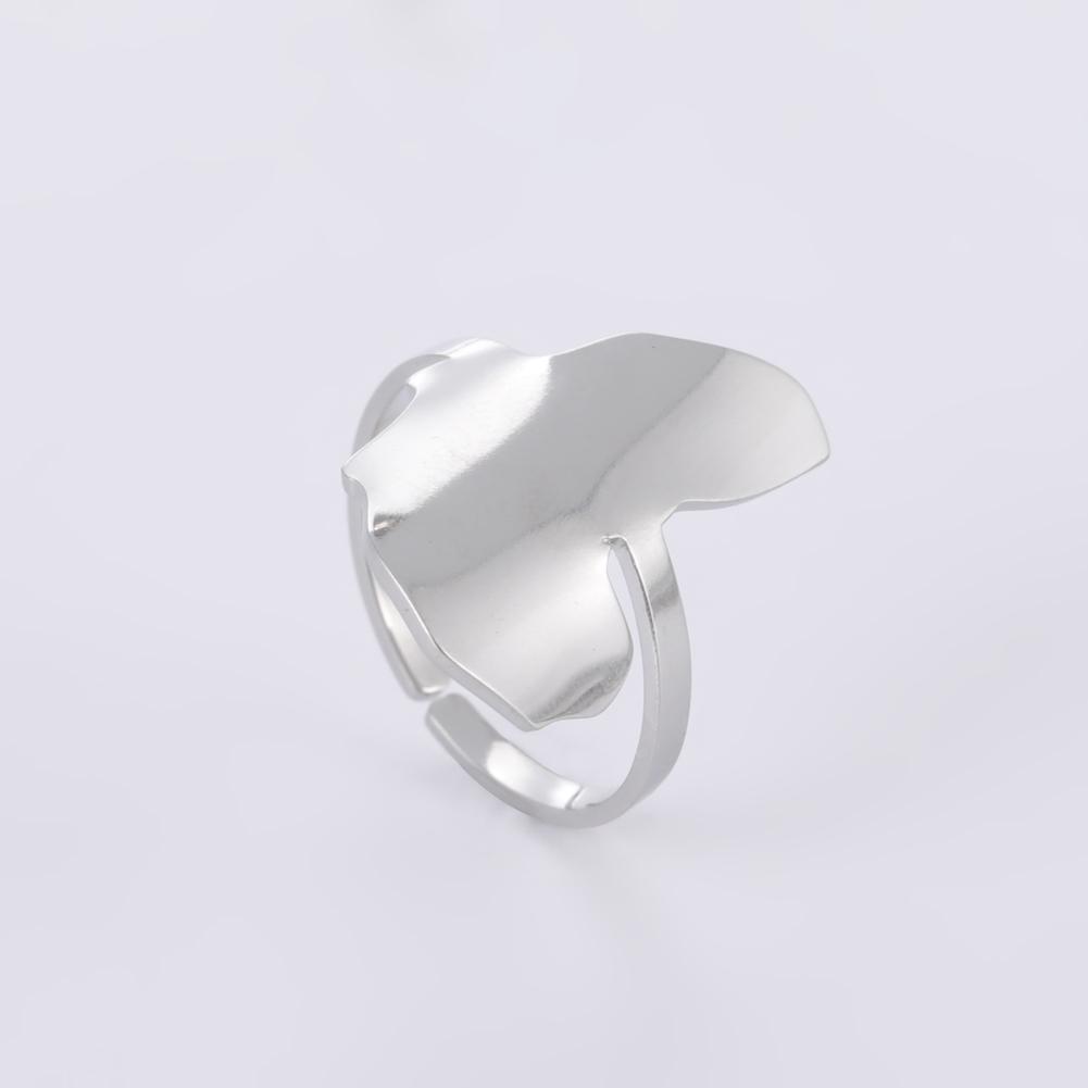 Cazador Trendy Gold Color African Map Open Rings for Women Stainless Steel Adjustable African Cultural Ethnic Rings Jewelry Gift
