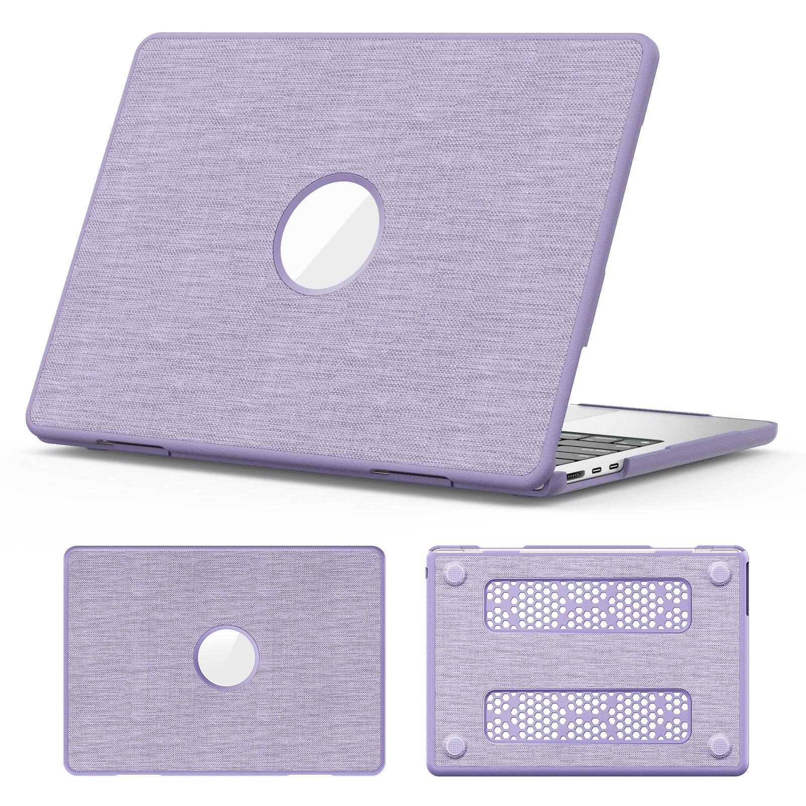 

Чехол для ноутбука MacBook Air 13 дюймов (2025)/(2024)/(2022) (M2 A2681/M3 A3113/M4 A3240) Защитное покрытие Purple