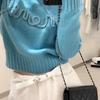 Solid Blue Autumn Sweatershirt O Neck Pullover  Holiday Casual  Sweater Shirt for Long Sleeves Loose Fit  Hot Autumn Top