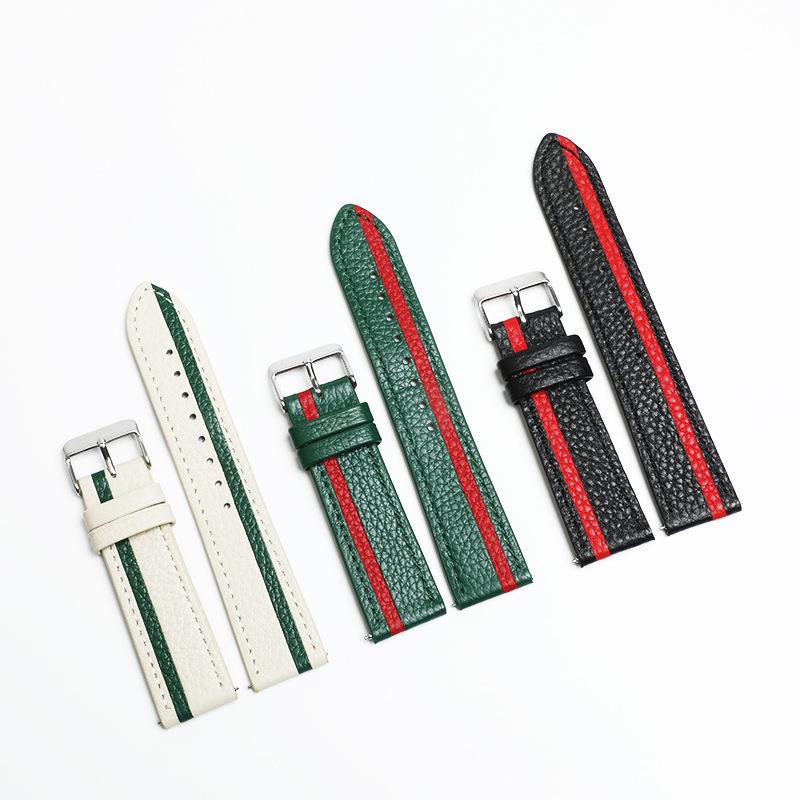 Quick Release Strap Leather Strap Suitable for Samsung/Apple/Huawei GT Strap 20mm/22mm