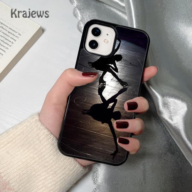 Figure Skating Dance Sport soft Phone Case Cover For iPhone 17 Air 16 15 14 plus 12 13 pro max coque Fundas